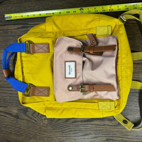 Himawari Yellow and Pink Kids Backpack - Picture 5 of 6